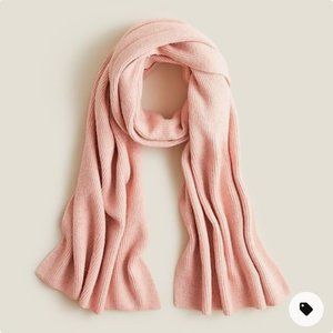 NWT J. Crew Ribbed scarf in supersoft yarn